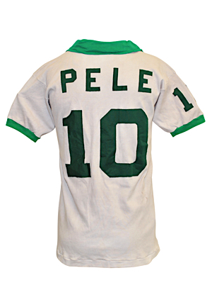 1977 Pelé New York Cosmos Match-Worn Jersey (Gifted To His Teammate • Alfredo Lamas LOP • Perfect Style Match With Heavy Use • Championship Season)