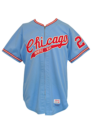 1974 Wilbur Wood Chicago White Sox Game-Used Road Jersey