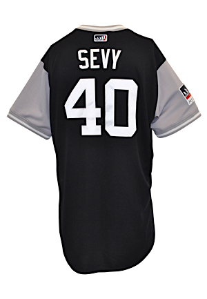 8/25/2017 Luis "Sevy" Severino New York Yankees Players Weekend Bench-Worn Home Jersey (MLB Authenticated)