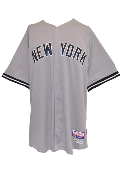 9/17/2014 Dellin Betances New York Yankees Game-Used Road Jersey (Worn To Break Riveras Single Season Strikeout Record • MLB Hologram)