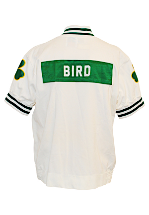 1989-90 Larry Bird Boston Celtics Player Worn Warm-Up Suit (2)(Basketball Hall of Fame LOA)