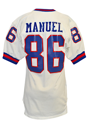 1985 Lionel Manuel New York Giants Game-Used Road Jersey