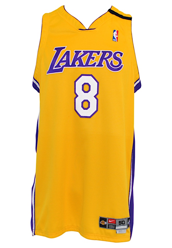 Lot Detail - 2005-06 Kobe Bryant Los Angeles Lakers Game-Used Sunday  Alternate Jersey
