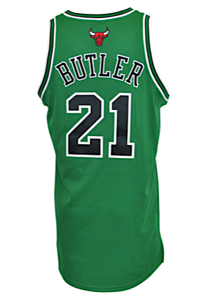 2011-12 Jimmy Butler Chicago Bulls St. Patricks Day Game-Used Home Jersey