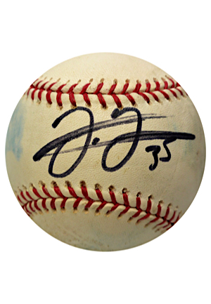 Frank Thomas Single-Signed OML Baseball (JSA)