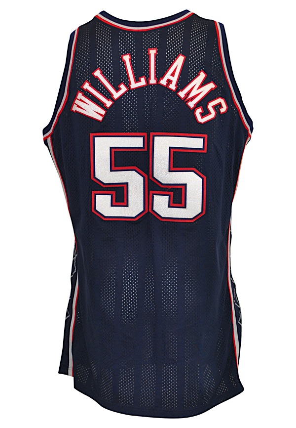 1997-98 Jayson Williams Game Worn New Jersey Nets Jersey., Lot #40096