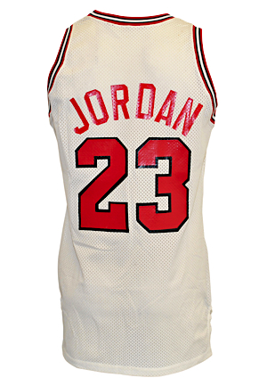 1989-90 Michael Jordan Chicago Bulls Game-Used Home Jersey (Basketball HOF LOA • Graded A10 • Bulls Documentation)