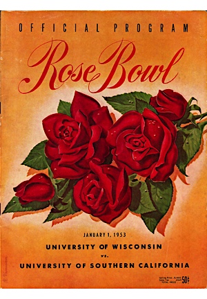 1/1/1953 Official "Rose Bowl" Program