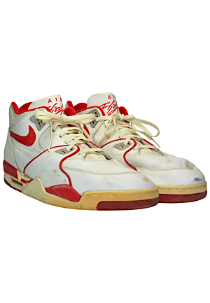 Scottie Pippen Game-Used & Dual Autographed Sneakers (JSA • Sourced From Former NBA Ball Boy)