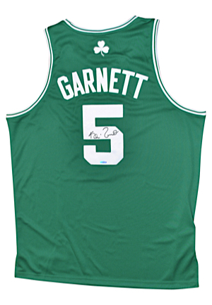 Kevin Garnett Boston Celtics Autographed Replica Road Jersey (JSA • UDA)