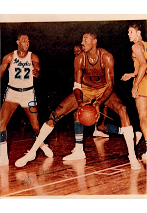 NBA Stars Autographed 8x10s Including Chamberlain & More (4)(JSA)