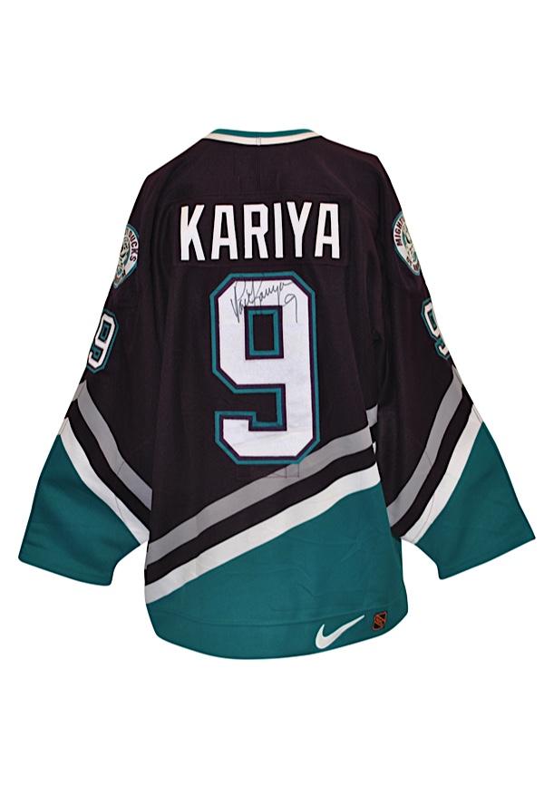 PAUL KARIYA Autographed / Signed Jersey ** AVALANCHE ** Mighty