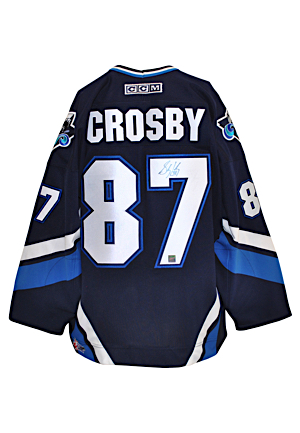 Lot Detail - Sidney Crosby Signed Rimouski Oceanic Jersey – Frameworth  Authenticated