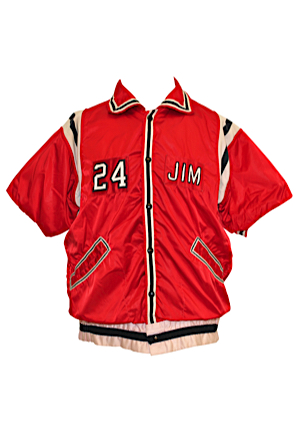 Circa 1963 Jim Hagan Phillips 66ers AAU Satin Warm-Up Suit (2)