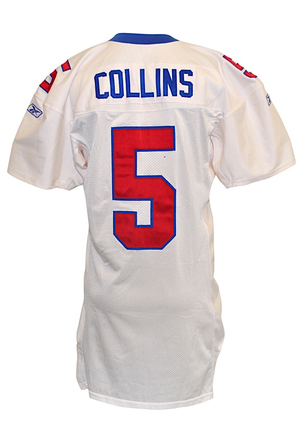 Lot Detail - 2002 Kerry Collins New York Giants Game-Used Road