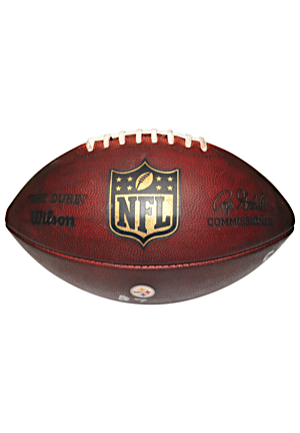 10/2/2016 Pittsburgh Steelers vs. Kansas City Chiefs Game-Used Football (Steelers COA)