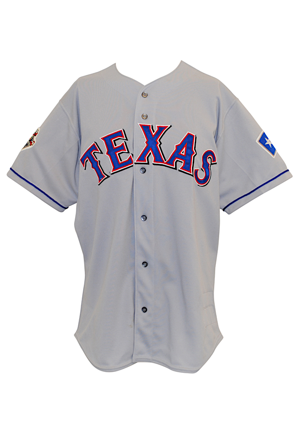 1996 Ivan Rodriguez Texas Rangers Game Worn Jersey. .  Baseball, Lot  #41153