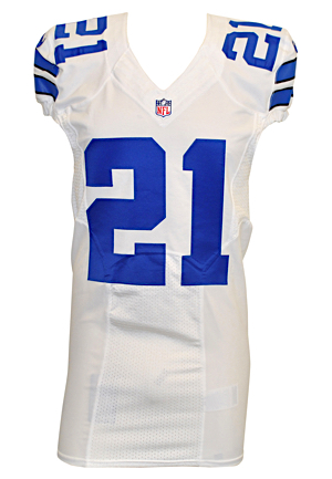 2016 Ezekiel Elliott Dallas Cowboys Game-Issued Home Jersey