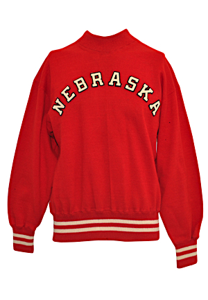 Circa 1939 Herman Rohrig Nebraska Cornhuskers Player Worn Team Sweater (Family Provenance)