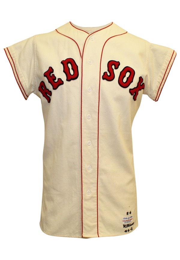 Lot Detail - 1954 Ted Williams Boston Red Sox Game-Used Home