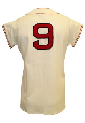1954 Ted Williams Boston Red Sox Game-Used Home Flannel Jersey (Outstanding Condition • Gifted Directly To Our Consignor By Williams)
