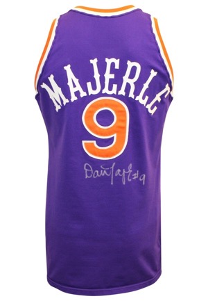 1988-89 Dan Majerle Phoenix Suns Game-Used & Autographed Rookie Road Uniform (2)(JSA • Great Use)