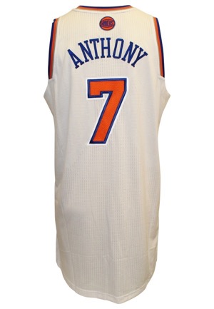 2013-14 Carmelo Anthony New York Knicks Game-Used Home Jersey