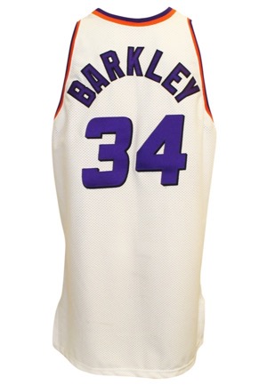 1995-96 Charles Barkley Phoenix Suns Game-Used Home Jersey