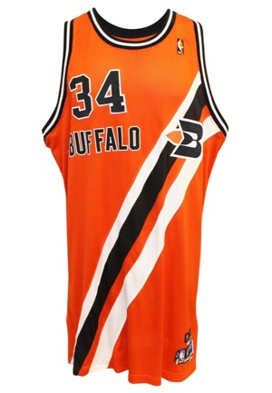 2005-06 Vin Baker Los Angeles Clippers "Buffalo Braves" Game-Used Hardwood Classics TBTC Jersey