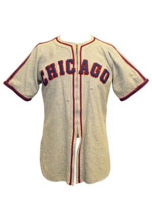 1942 Muddy Ruel Chicago White Sox Coaches-Worn Road Flannel Jersey