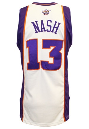 2009-10 Steve Nash Phoenix Suns Christmas Day Game-Issued Home Jersey (NBA Inventory Tag)