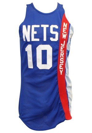 1984 Otis Birdsong New Jersey Nets Game-Used Road Jersey (Graded 10 • Apparent Match W. Fantastic Wear)