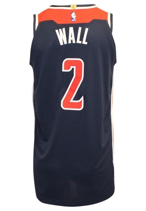 2017-18 John Wall Washington Wizards Game-Used Road Jersey
