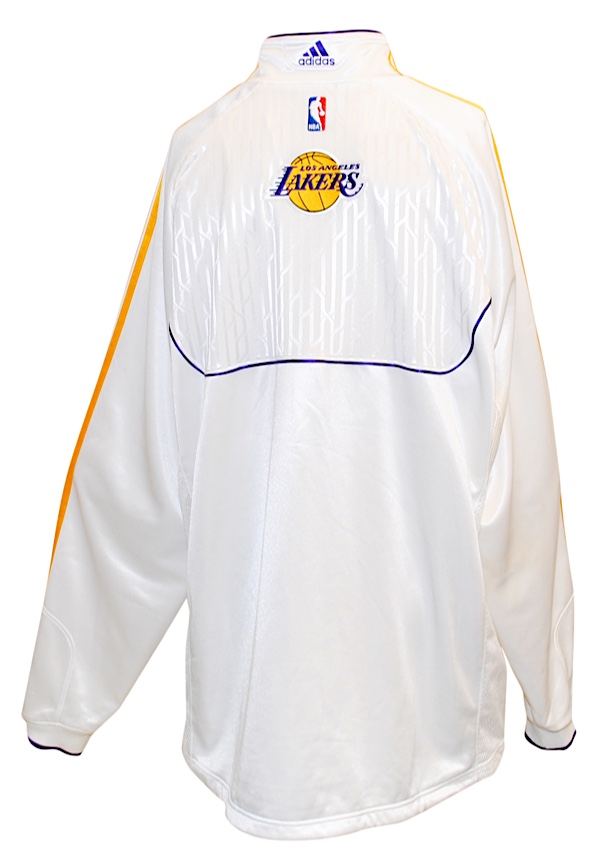 Lot Detail - Los Angeles Lakers NBA Basketball Warm Up Jacket