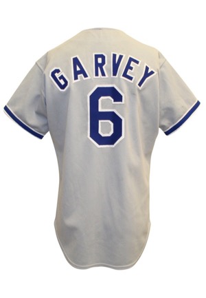 1982 Steve Garvey Los Angeles Dodgers Game-Used Road Jersey