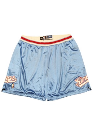 2004-05 Sacramento Kings Game-Used TBTC Shorts Attributed To Chris Webber