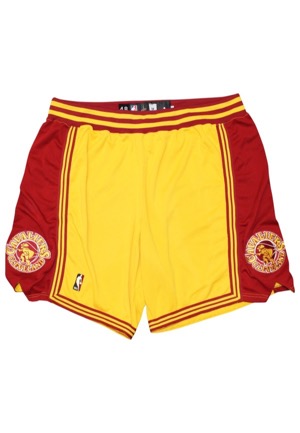 2008-09 Cleveland Cavaliers Game-Used TBTC Shorts Attributed To LeBron James (MVP Season)