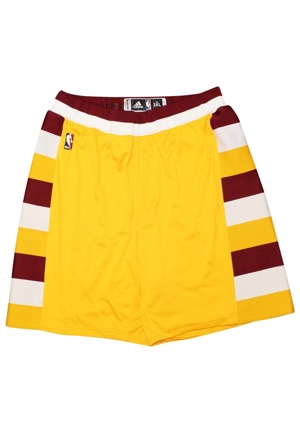 2015-16 Cleveland Cavaliers Game-Used TBTC Shorts Attributed To Kevin Love