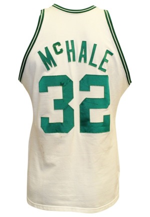 1985-86 Kevin McHale Boston Celtics NBA Finals Game-Used Home Jersey (Graded 10 • Apparent Photo-Match • Championship Season • Outstanding Wear)