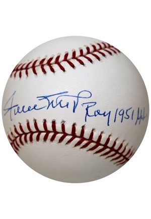 Willie Mays Single-Signed & Inscribed ONL Baseballs (3)(JSA)