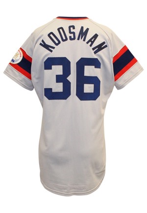 1983 Jerry Koosman Chicago White Sox Game-Used & Autographed Road Jersey (JSA • Graded 10)