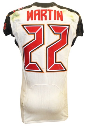 2016 Doug Martin Tampa Bay Buccaneers Game-Used Road Jersey (Unwashed)