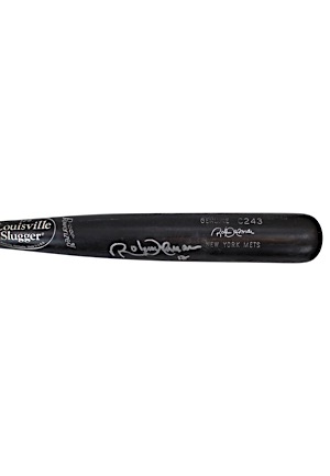 2002 Roberto Alomar New York Mets Game-Used & Autographed Bat (JSA • PSA/DNA • Graded GU9)