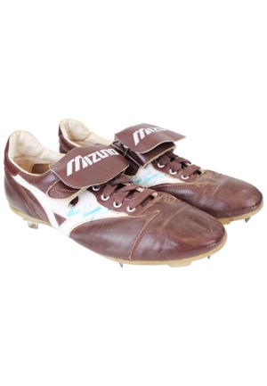 1980s Goose Gossage San Diego Padres Game-Used & Dual-Autographed Cleats (JSA • PSA/DNA)
