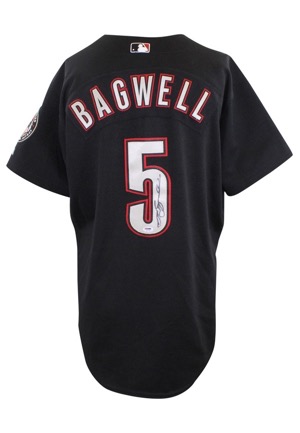 Jeff Bagwell Signed Autographed Custom Houston Astros Jersey JSA