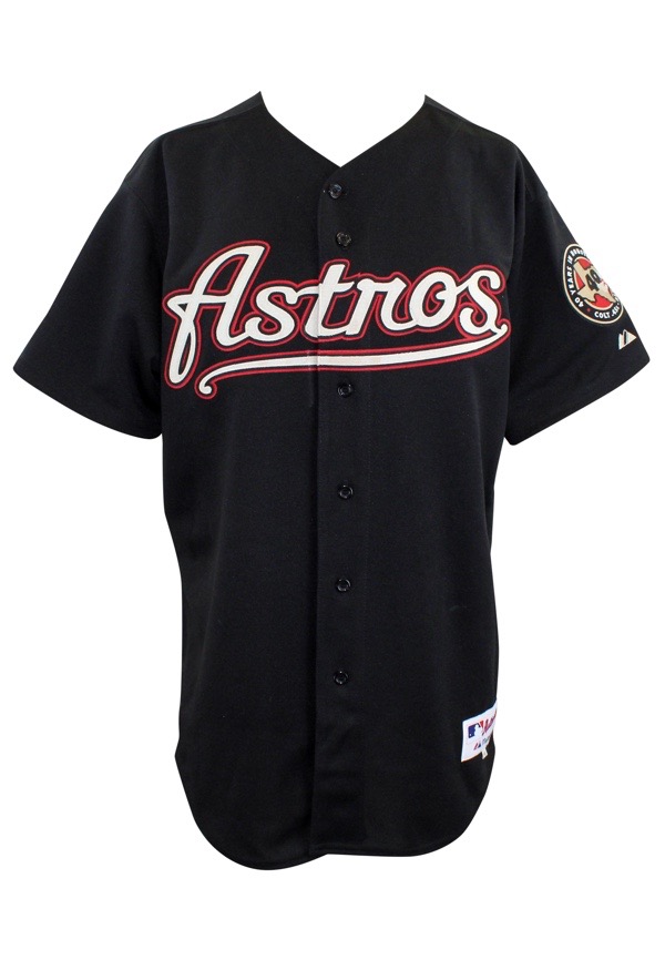 Jeff Bagwell Houston Astros Retro Black Jersey - All Stitched - Nebgift