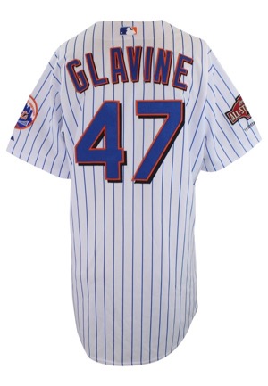 2004 Tom Glavine New York Mets Game-Used Home Jersey (Patched & Prepped For All-Star Game)
