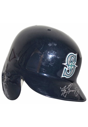 1996 Seattle Mariners Game-Used & Autographed Helmet Attributed To Ken Griffey Jr. (JSA)