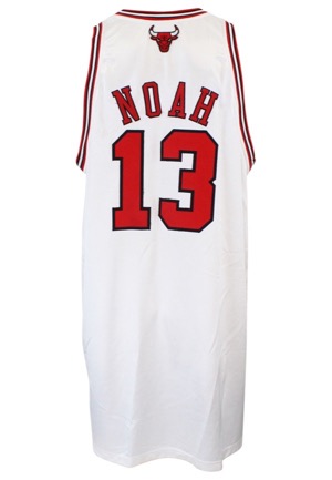 2008-09 Joakim Noah Chicago Bulls Game-Used Home Jersey (Bulls LOA)