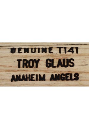 Crica 2000s Troy Glaus Anaheim Angels Game-Used & Autographed Bats (2)(JSA • PSA/DNA Pre-Cert)